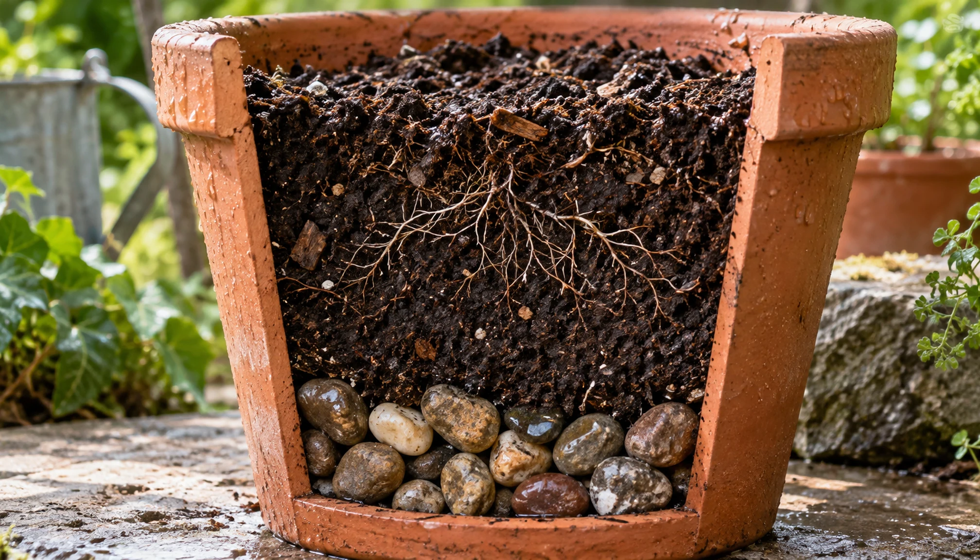 Détail des ingrédients et textures pour choisir le bon pot pour plantes
