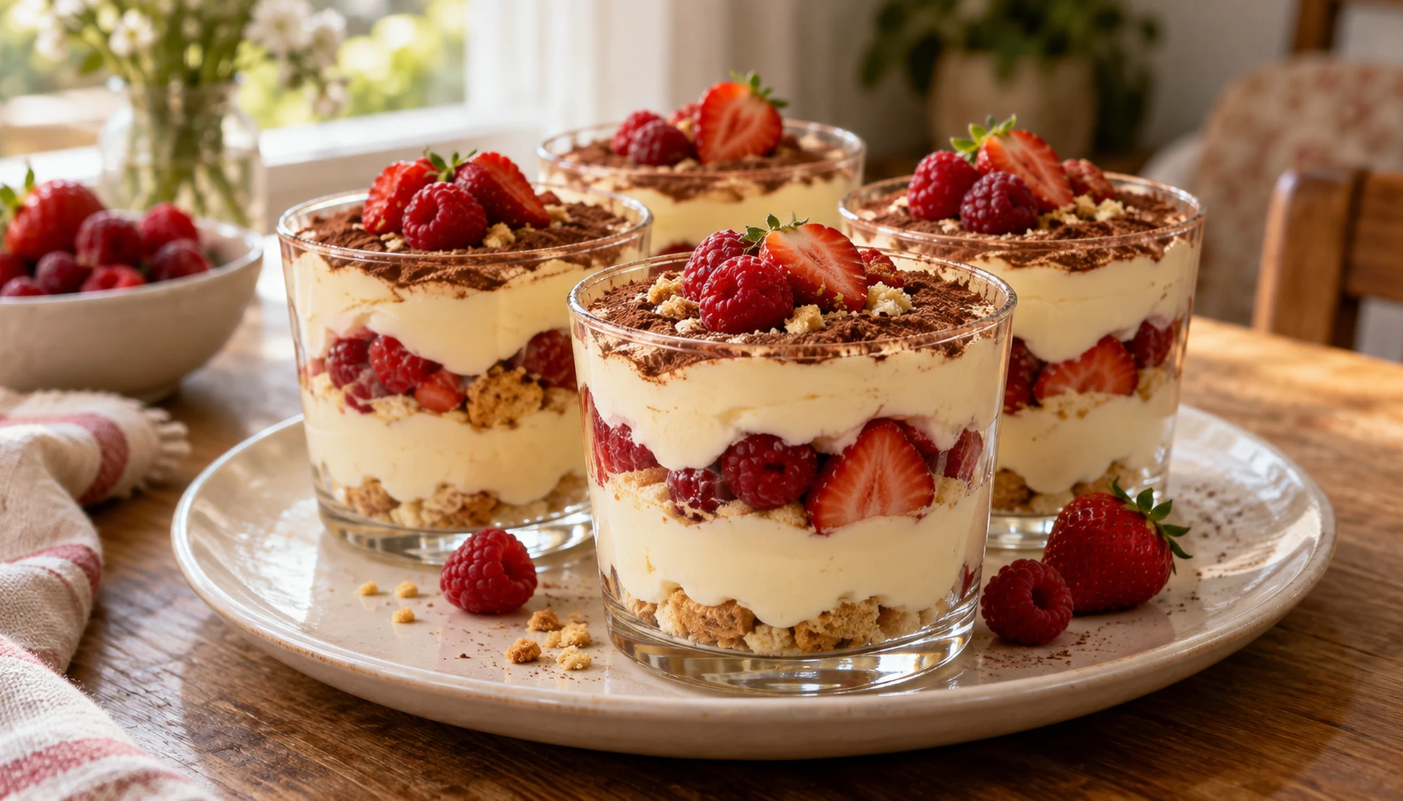 Présentation finale de que faire avec le mascarpone prête à servir