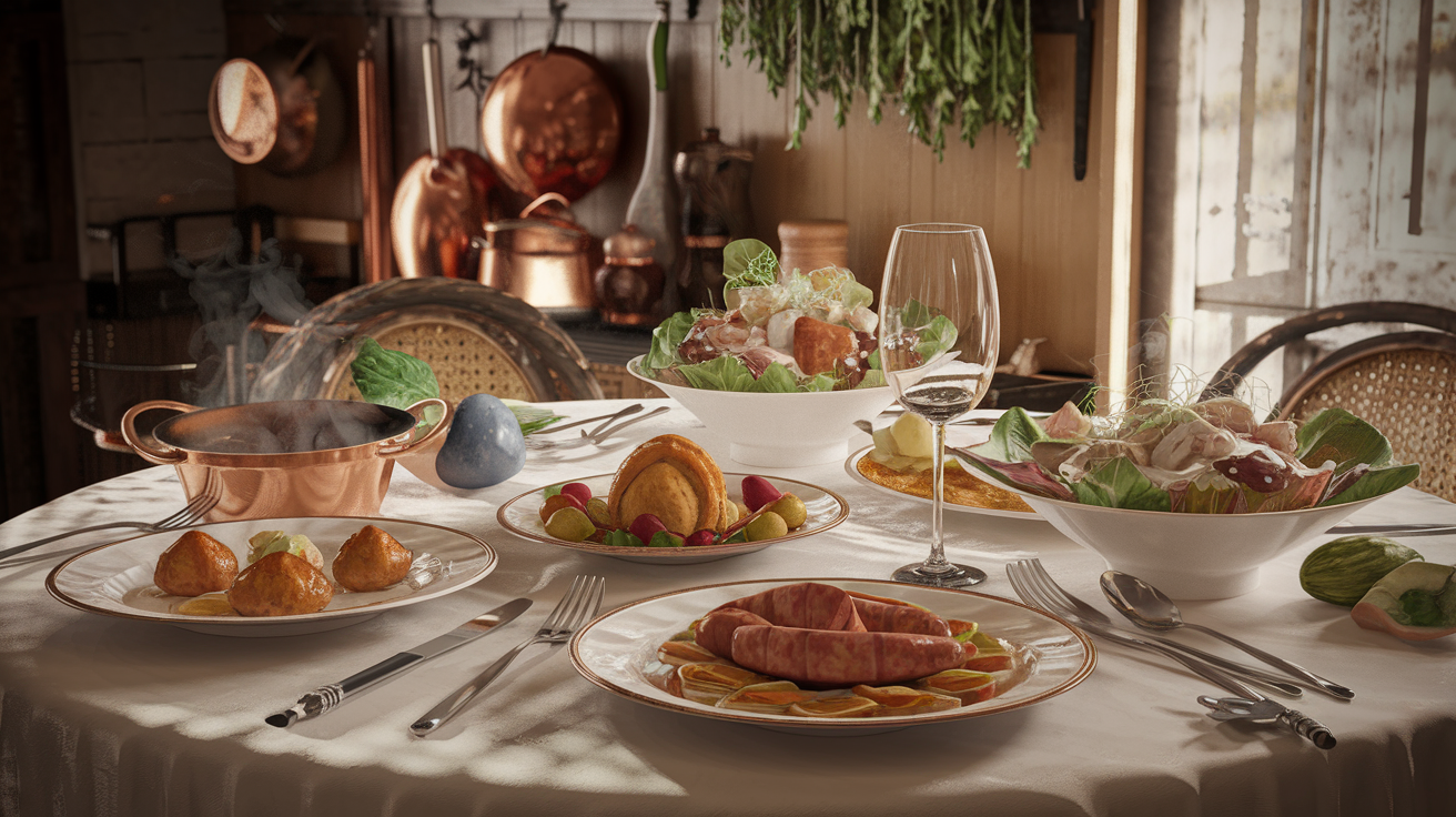 découvrez l'essence de la gastronomie lyonnaise à travers des images captivantes qui mettent en valeur les plats emblématiques et l'ambiance unique de cette ville gourmande. un voyage visuel savoureux au cœur des traditions culinaires lyonnaises.