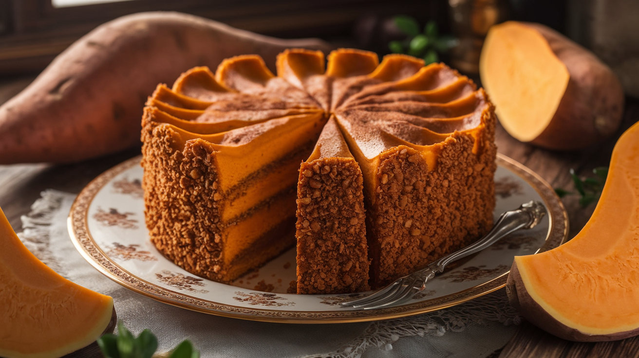 découvrez notre recette du gâteau de patates douces, un délicieux dessert réconfortant qui allie douceur et saveurs irrésistibles. parfait pour les gourmands, ce gâteau moelleux ravira vos papilles et apportera une touche de réconfort à vos moments de partage.