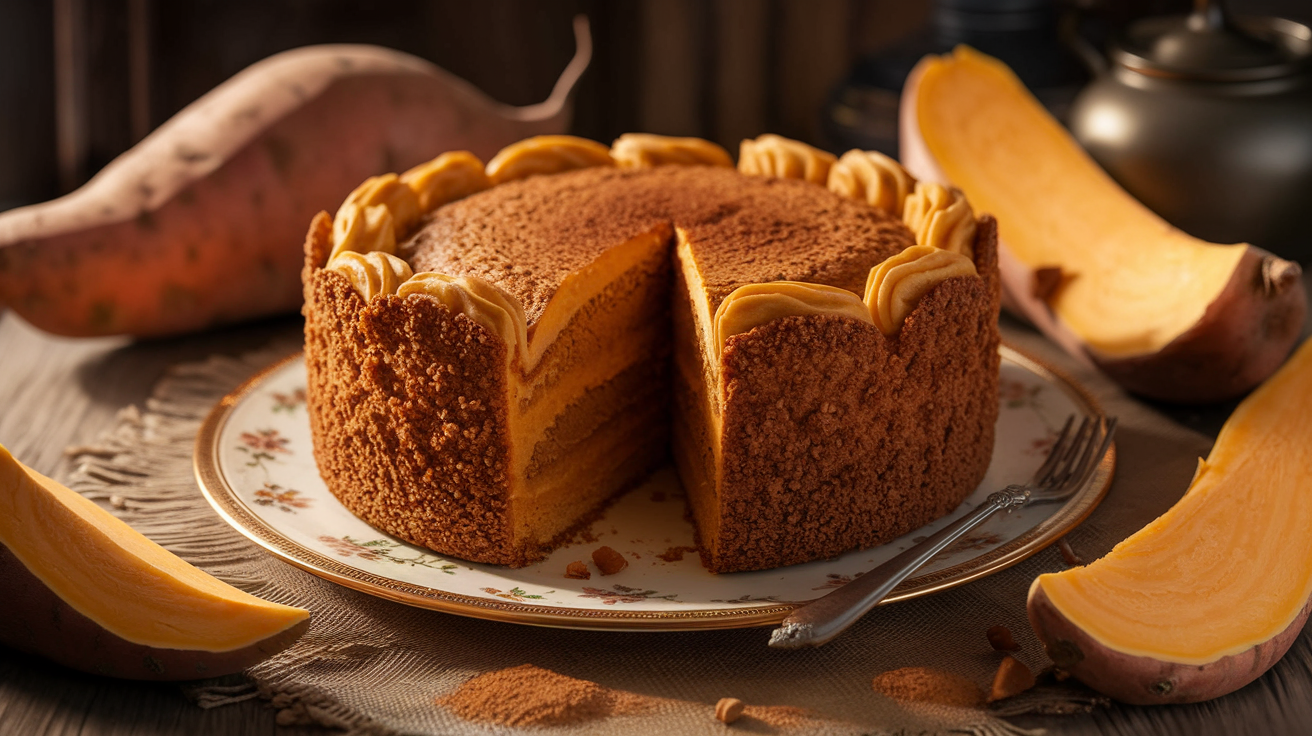 découvrez notre recette de gâteau de patates douces, un délice réconfortant et savoureux à savourer. avec sa texture moelleuse et son goût légèrement sucré, ce dessert ravira vos papilles et apportera une touche de chaleur à vos moments gourmands.